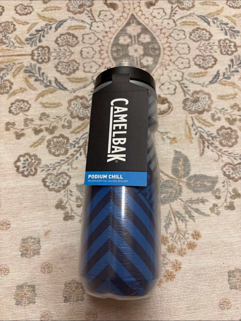 CamelBak Podium Chill Bottle - Navy and Black Chevron